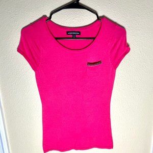 Express Hot Pink Cashmere Sweater Size S